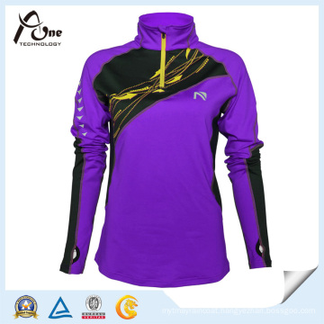 China Manufacturer Women Custom Purple Color Wholesale Sportswear